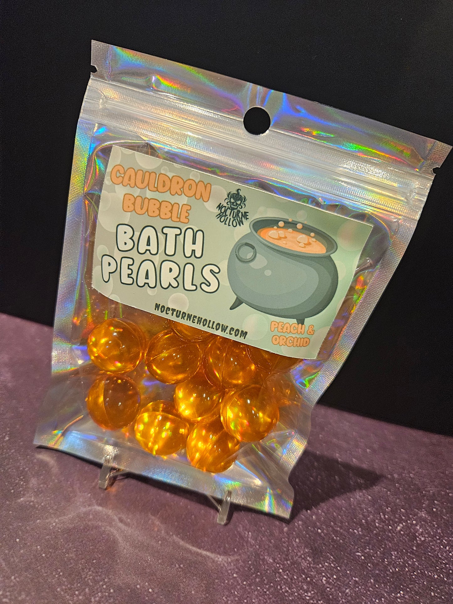 Bath Pearls - Classic Round Peach & Orchid