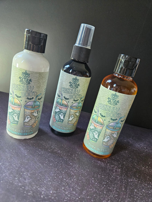 Limited Edition Trio – Freshly Boo'd Body Wash, Body Lotion & Body Spray