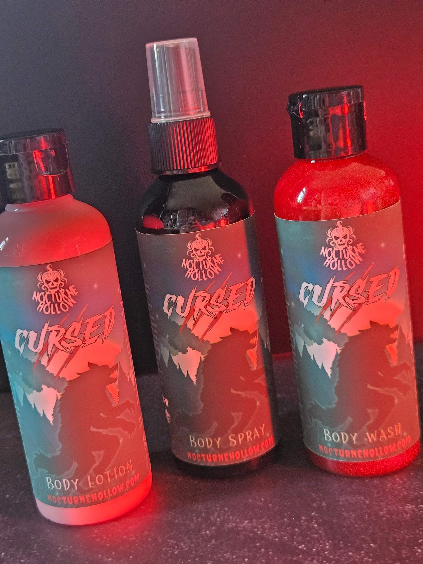 Limited Edition Trio – Cursed Body Wash, Body Lotion & Body Spray