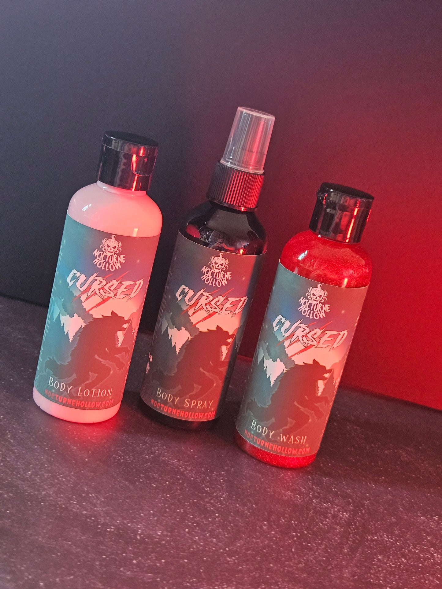 Limited Edition Trio – Cursed Body Wash, Body Lotion & Body Spray