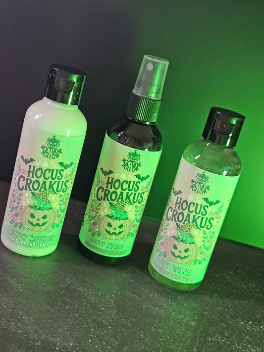 Limited Edition Trio – Hocus Croakus Body Wash, Body Lotion & Body Spray