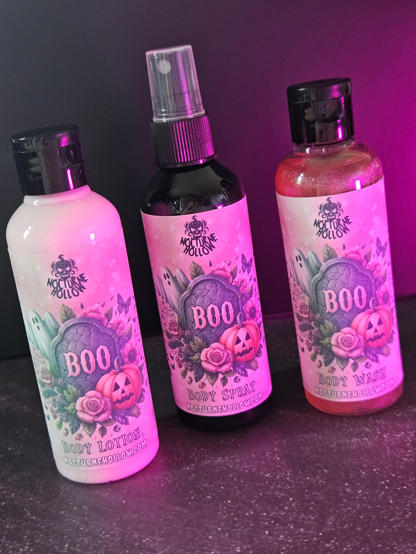 Limited Edition Trio – Boo Body Wash, Body Lotion & Body Spray