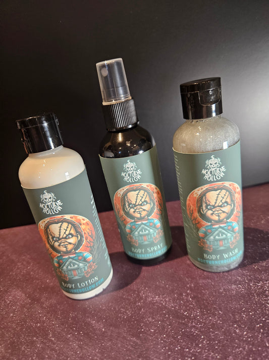 Boys Of Fall Trio – Chucky Body Wash, Body Lotion & Body Spray